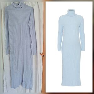 Pietro Brunelli Stelvio Sweater Dress Powder Blue